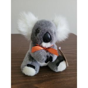 Corroboree Koala Bear Plush 7" Australian Stuffed Animal Toy Gray White Black